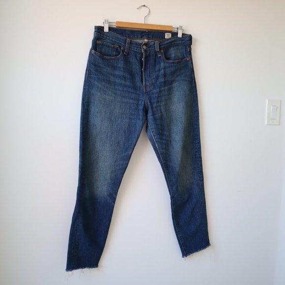 Levi's White Oak Cone Denim Selvedge Raw Hem Blue Jeans, Size 30 - Picture 3 of 16